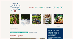 Desktop Screenshot of mygardenfootprint.com